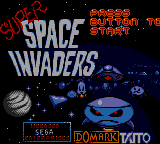 Super Space Invaders Title Screen